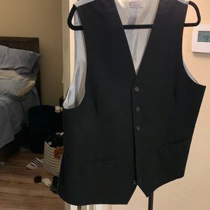 J. Ferrar slim fit vest black